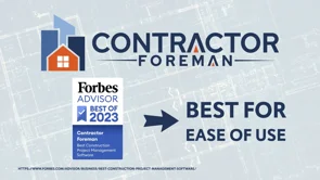 screenshot of Contractor Foreman